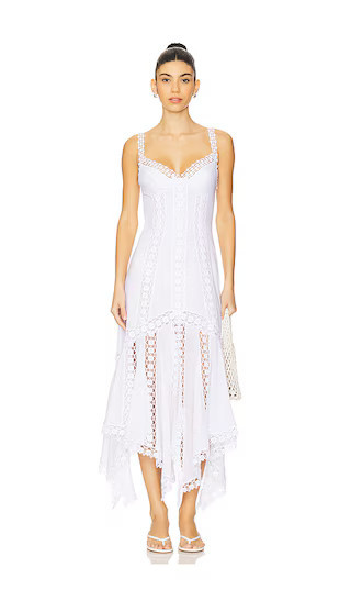 Charo Ruiz Ibiza Blossel Long Dress in White. - size M | Revolve Clothing (Global)
