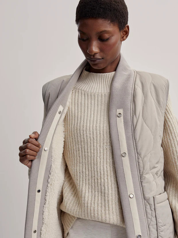 Covey Reversible Quilt Gilet | Varley UK