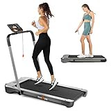 THERUN Under Desk Treadmill, Folding 2 in 1 Treadmill 265 lb Capacity 3.0 HP Widen Running Belt Walk | Amazon (US)
