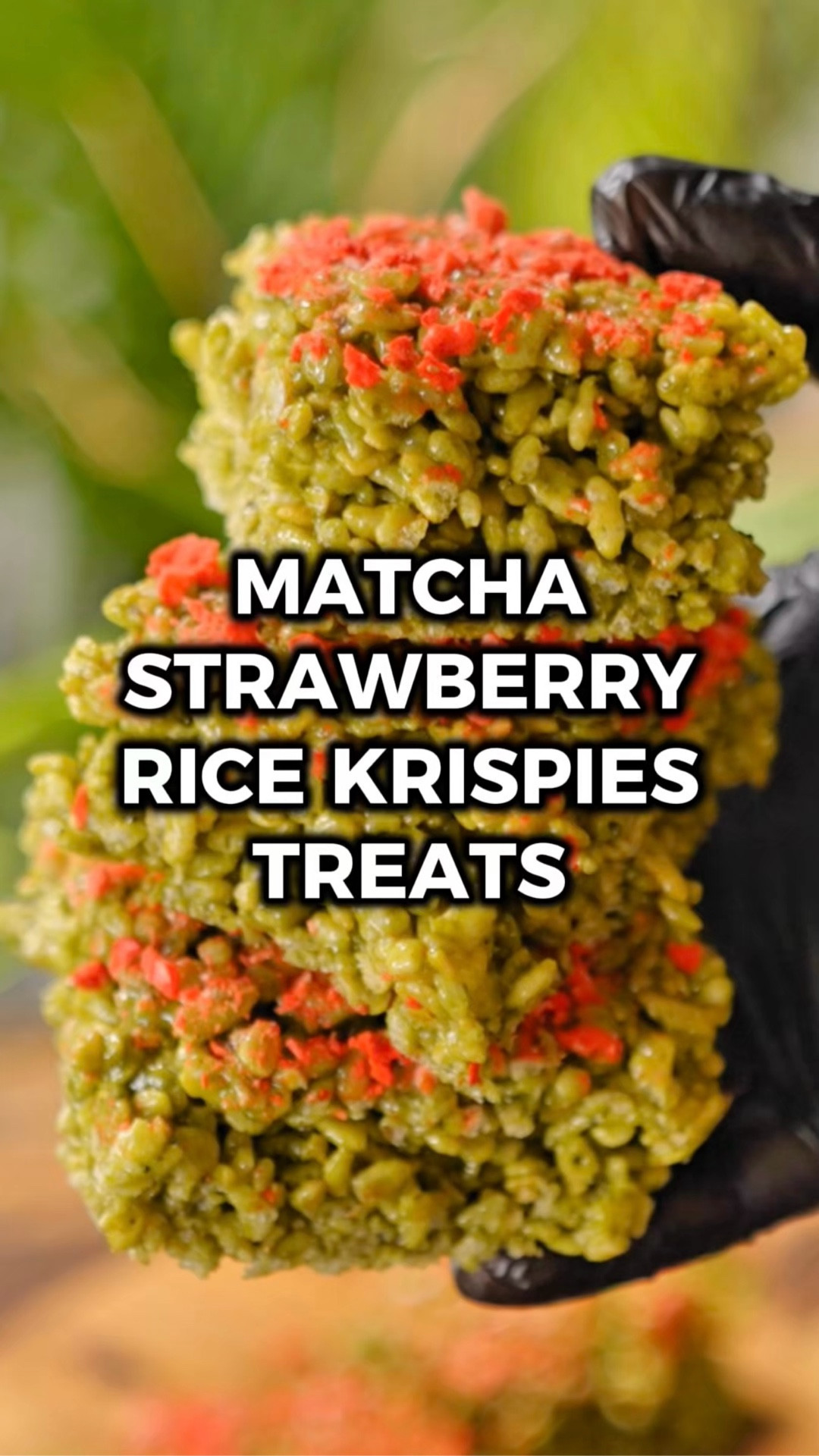 It’s been a long time since I made Rixe Krispies Treats, but this matcha strawberry version is SO good! 😋

I think the second video that ever went viral for me was my Ube Oreo Rice Krispies Treats, and I’ve done a bunch of variations over the years, but somehow I got away from it. Well, I’m back!

Matcha Rice Krispies Treats aren’t new, by any means, but I was trying to think of how to make them better, and adding berries to matcha desserts is never a bad idea. The freeze dried strawberries add a tangy, fruity sweetness that goes perfectly with the earthy matcha flavor.

Would you try it? Let me know in the comments what you think if you do! 🙌

INGREDIENTS:
3 tbsp unsalted butter
10 oz marshmallows (usually 1 bag)
2 tbsp matcha powder
6 cups Rice Krispies
1/4 cup freeze dried strawberries

INSTRUCTIONS
1️⃣ Melt the butter in a large pot over medium-low heat, and pour in the marshmallows.
2️⃣ Continuously stir to mix in the butter and evenly melt the marshmallows. Once they’re melted, put 2 tbsp of matcha powder in and mix together until the mixture is a smooth green all throughout.
3️⃣ Take the pot off the heat, pour in the Rice Krispies, and mix until the Rice Krispies are evenly coated.
4️⃣ Line a medium baking pan with parchment paper and transfer the Rice Krispies mixture over. Use your silicone spatula to compress and mold it.
5️⃣ Pour the freeze dried strawberries into a sandwich bag and use a meat tenderizer to crush them up. Or use a food processor. Sprinkle on top.
6️⃣ Place the Rice Krispies block onto a cutting board and use a knife to cut pieces to your desired size.
7️⃣ Enjoy!

#LTKHome #LTKfoodie