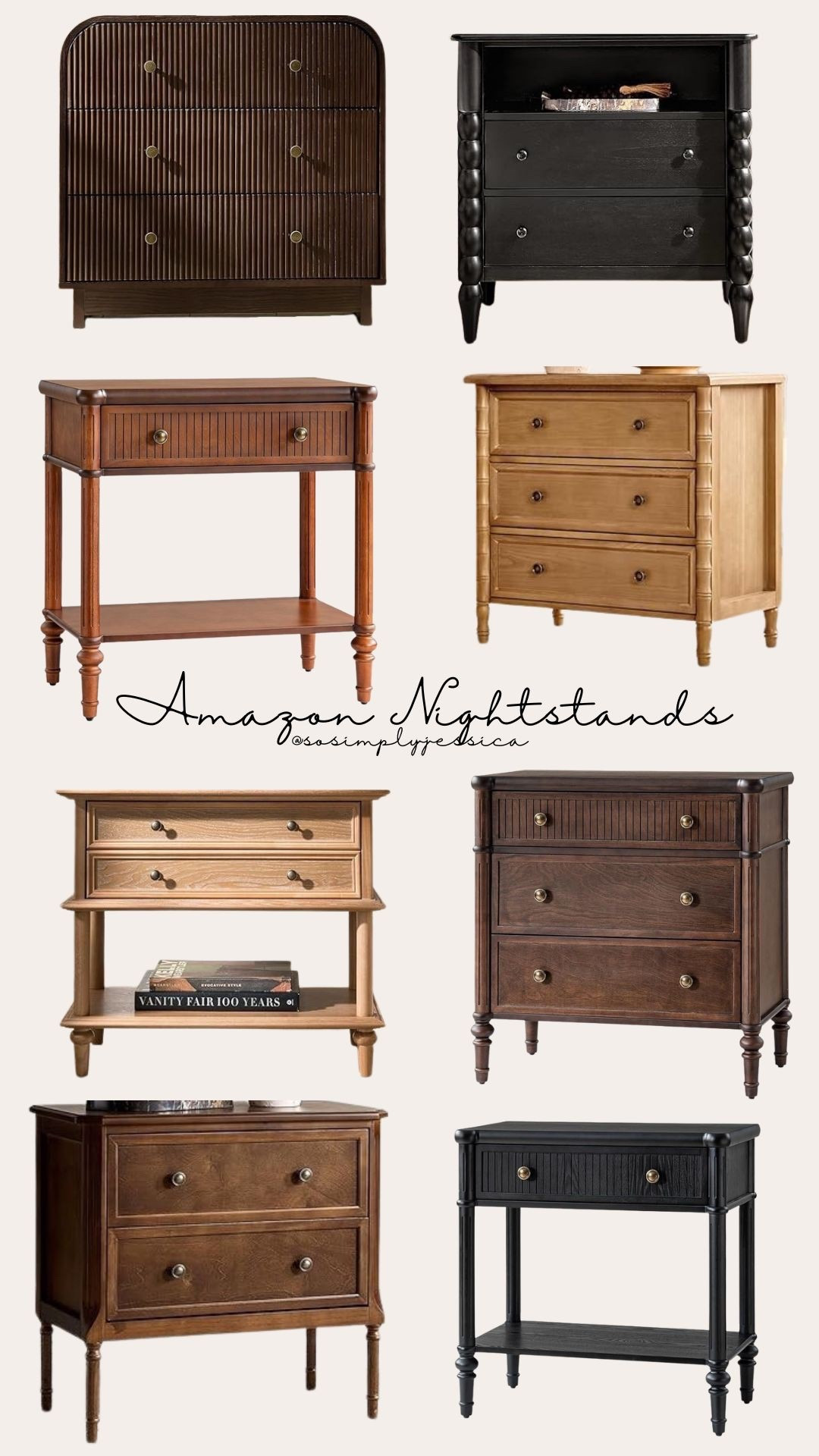 High end nightstands on an Amazon budget.

#LTKHome