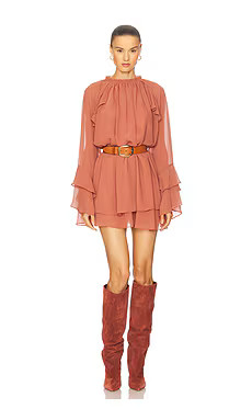 Steve Madden Sofina Dress in Copper Brown from Revolve.com | Revolve Clothing (Global)