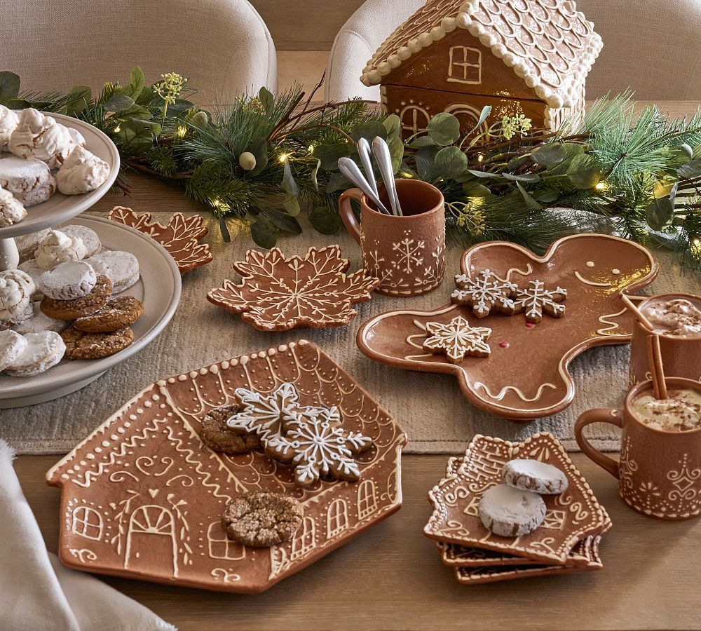 Mr. Spice Gingerbread Cookie Platter | Pottery Barn (US)