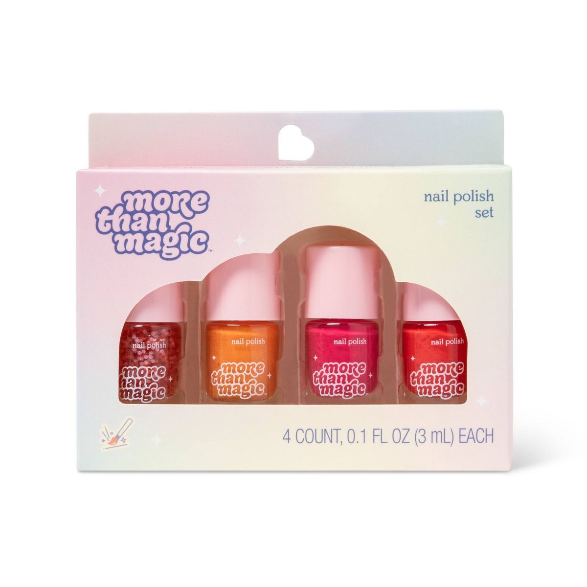 Nail Polish Set - Warm Colors - 4pc - More Than Magic™ | Target