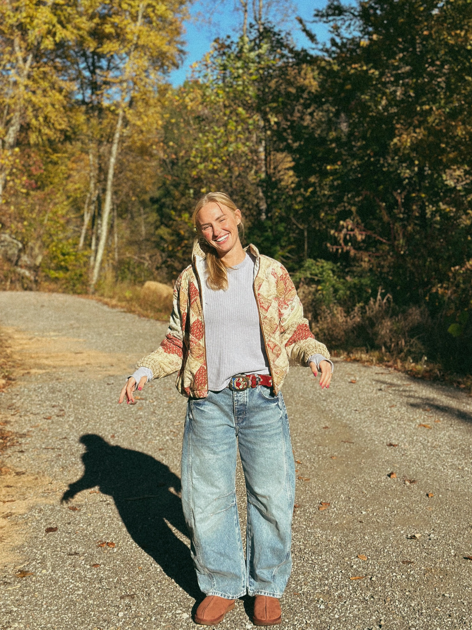 Cozy and WARM fall fit 
Size down in shirt- it runs very large
Everything else true to size!!

#LTKSeasonal #LTKStyleTip