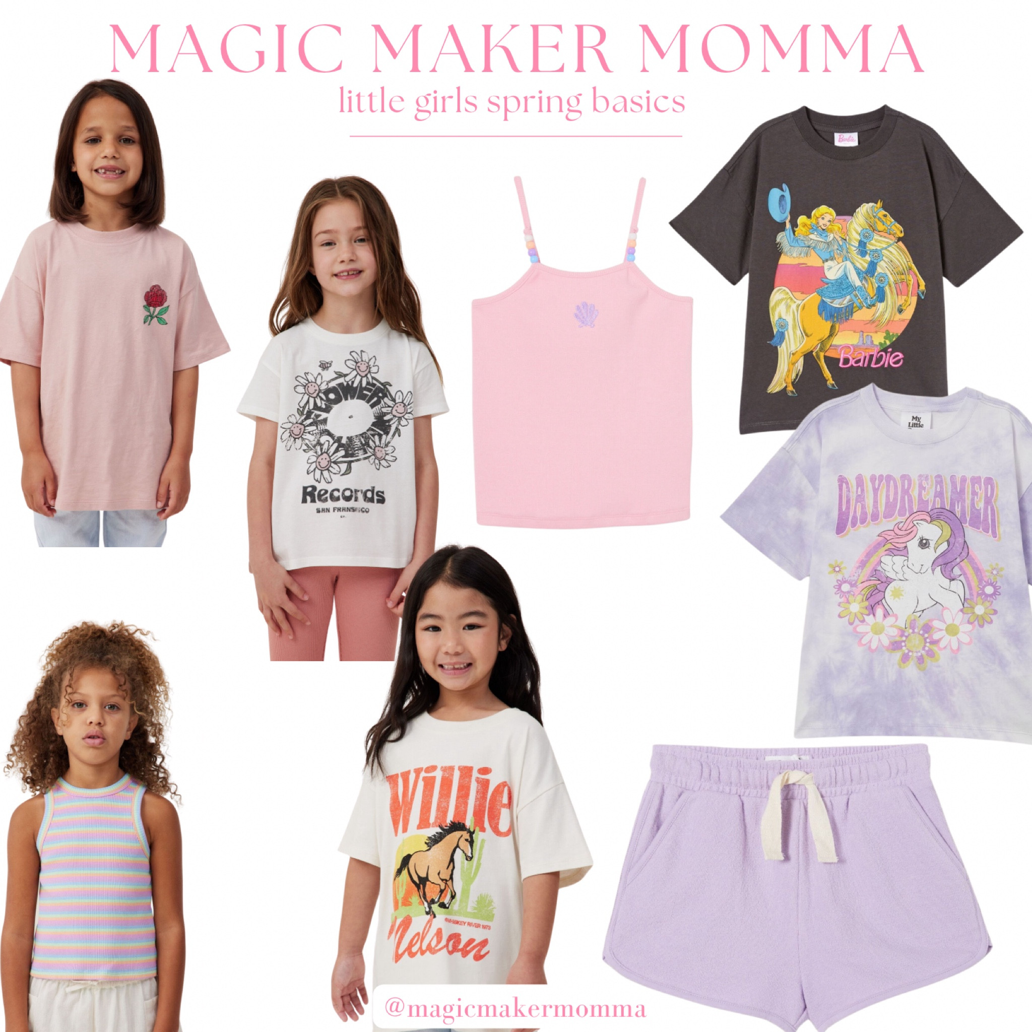 The cutest toddler to little girl basics for spring! The graphic tees from cotton on are such amazing quality!! 

#LTKkids