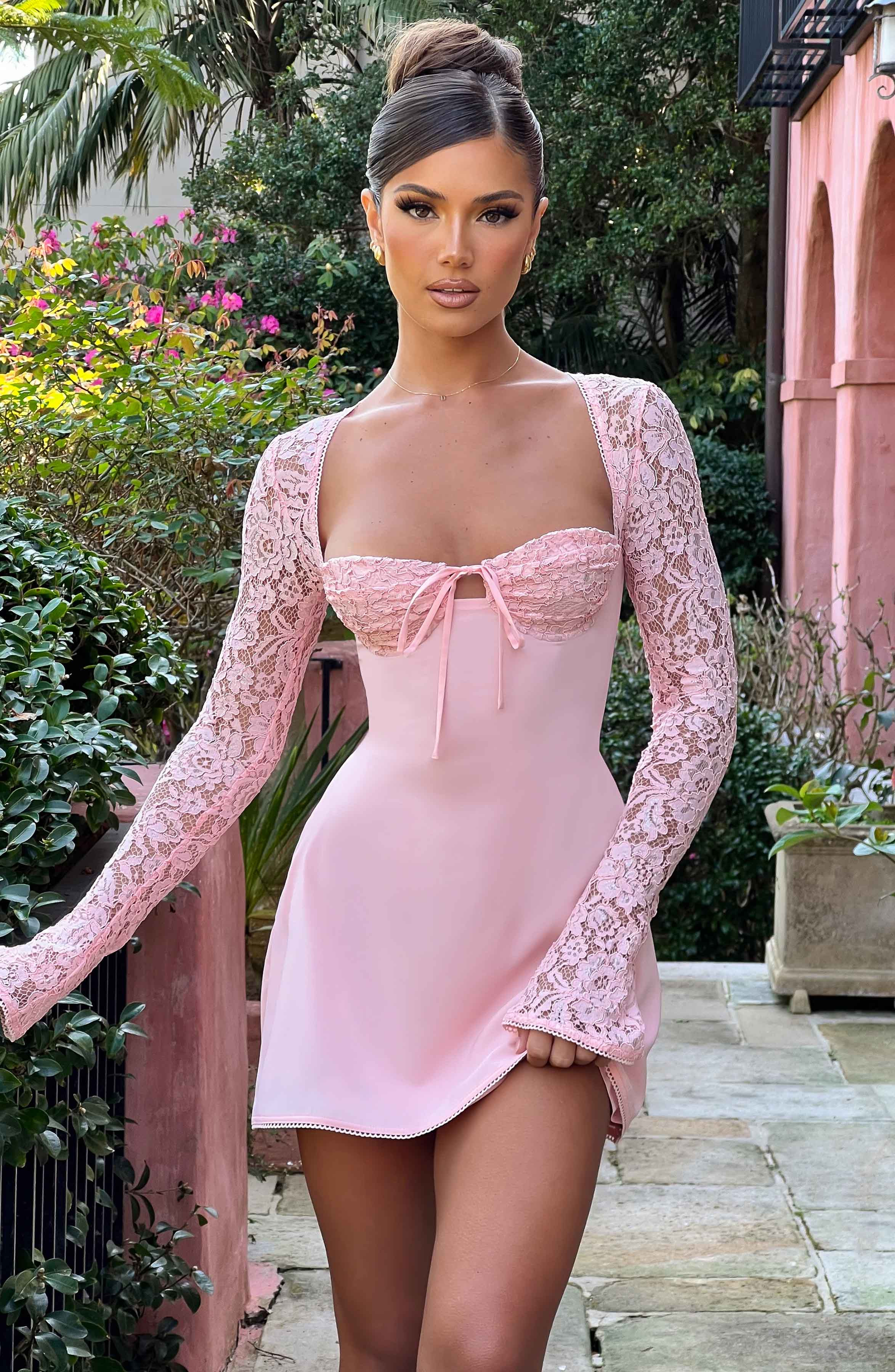 Jacinta Mini Dress - Blush | Babyboo (global)
