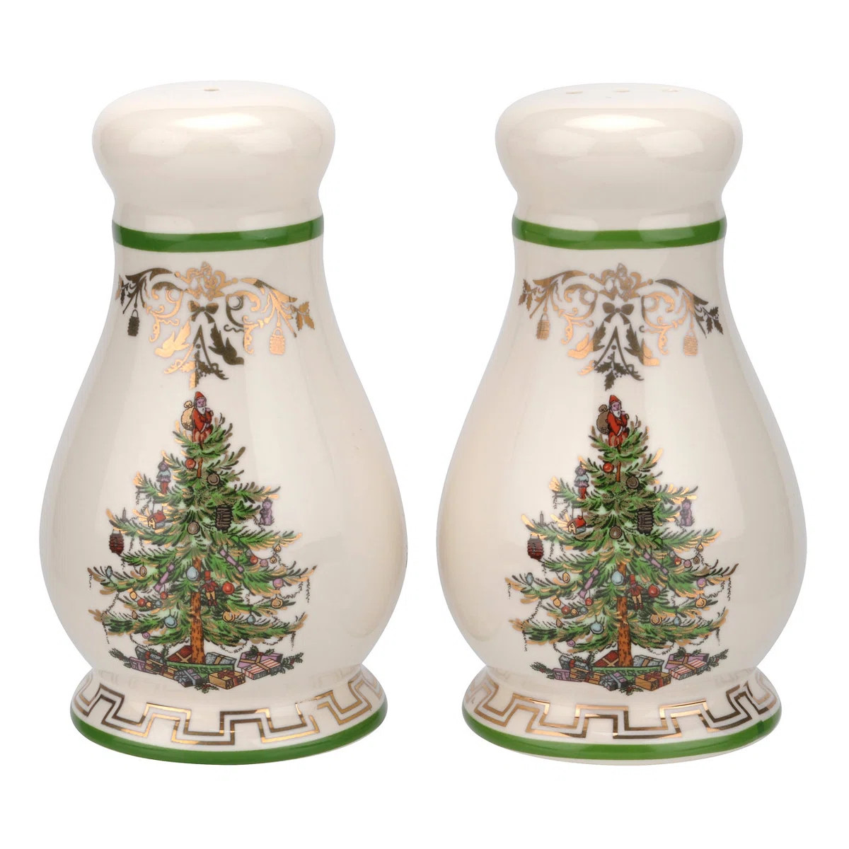 Spode Christmas Tree Gold Salt/Pepper Shakers 4" | Wayfair North America
