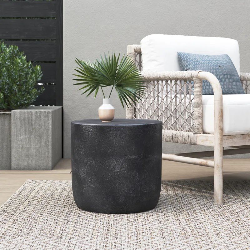 Saxie Concrete Outdoor Side Table | Wayfair North America