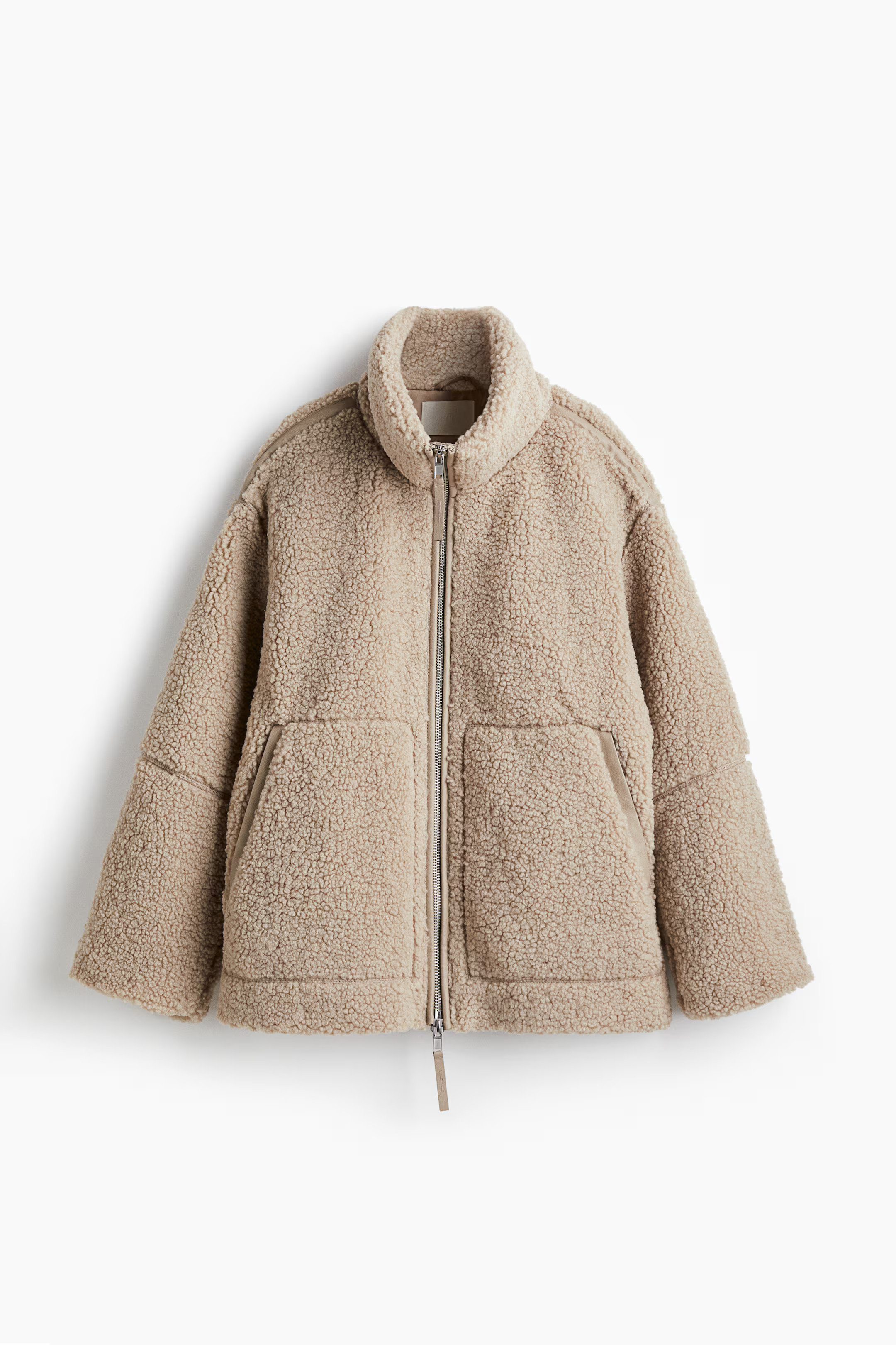 Loose teddy jacket | H&M (UK, MY, IN, SG, PH, TW, HK)