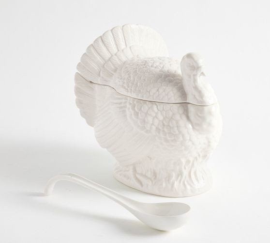 Figural Turkey Stoneware Tureen | Pottery Barn (US)