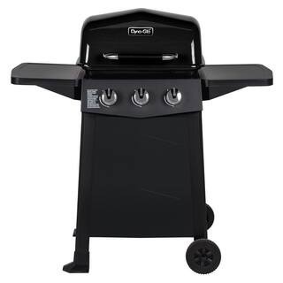 Dyna-Glo 3-Burner Open Cart Propane Gas Grill in Black-DGC310CNP-D - The Home Depot | The Home Depot
