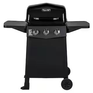 Dyna-Glo 3-Burner Open Cart Propane Gas Grill in Black-DGC310CNP-D - The Home Depot | The Home Depot