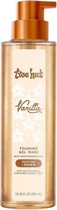 Tree Hut Vanilla Body Wash with Shea Butter, Pump Bottle, 18 Fl Oz | Amazon (US)