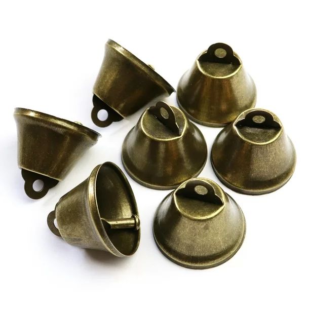 Vintage Bronze Jingle Bells Craft Bells 25mm / 1 Inch for Dog Potty Training, Housebreaking, Wind... | Walmart (US)