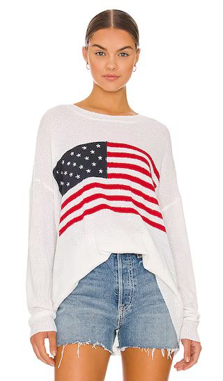 Woodsy Sweater in American Flag Print | Revolve Clothing (Global)
