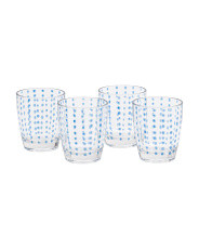 Set Of 4 Acrylic Dots Cups | Marshalls