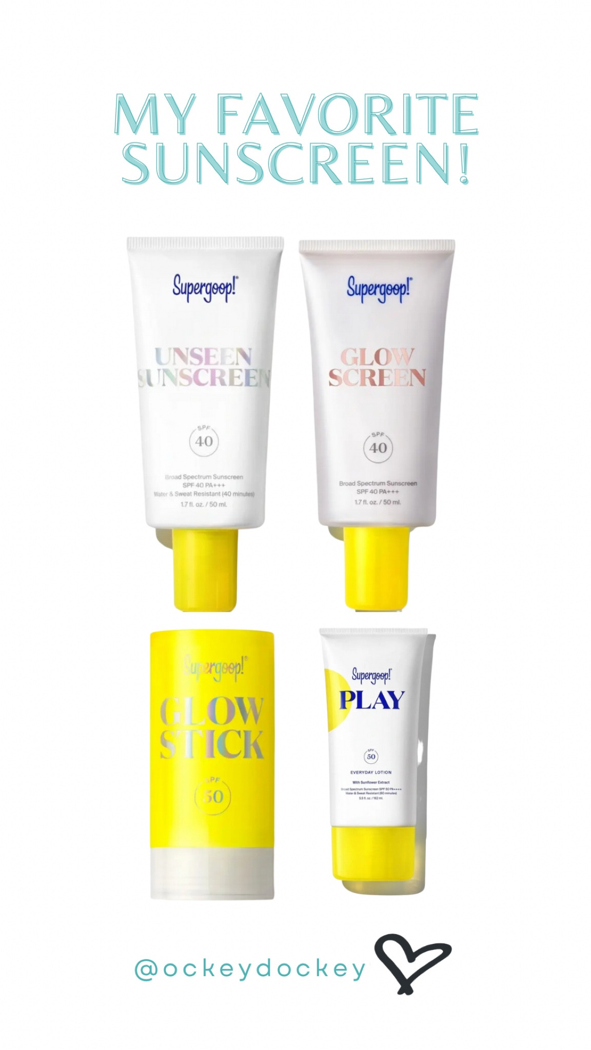 My favorite sunscreen!! 