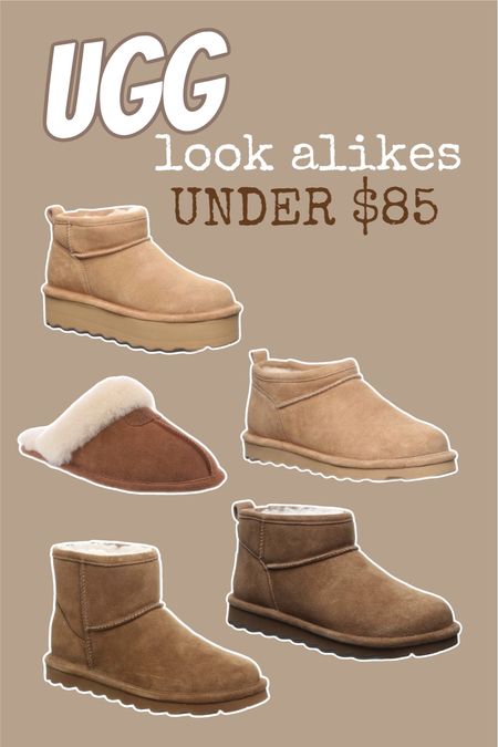 Ugg boots look alikes UNDER $85!! 

#LTKSeasonal #LTKfindsunder50 #LTKshoecrush

#LTKGiftGuide #LTKsalealert #LTKfindsunder100