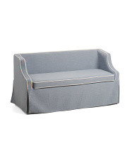 55x29 Low Back Loveseat With Storage Compartment | Marshalls