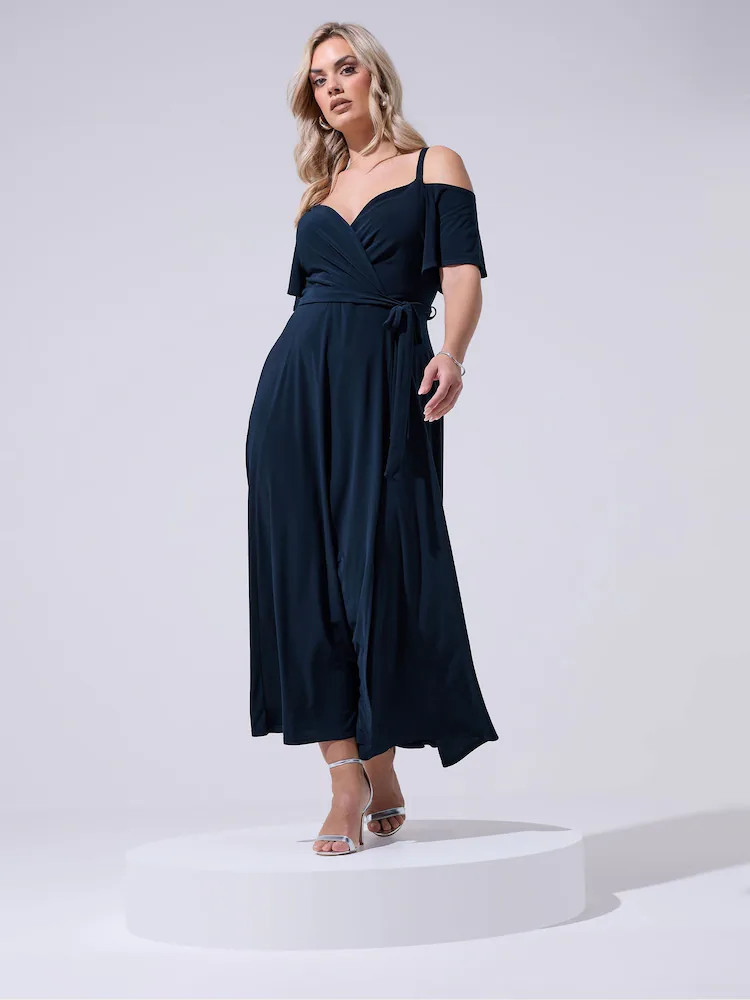 Blau - Yours Curve London Schulterfreies Maxikleid | Next EU