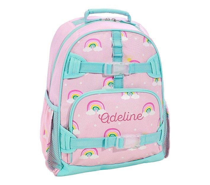 Mackenzie Pink Rainbows Glow-in-the-Dark Backpacks | Pottery Barn Kids