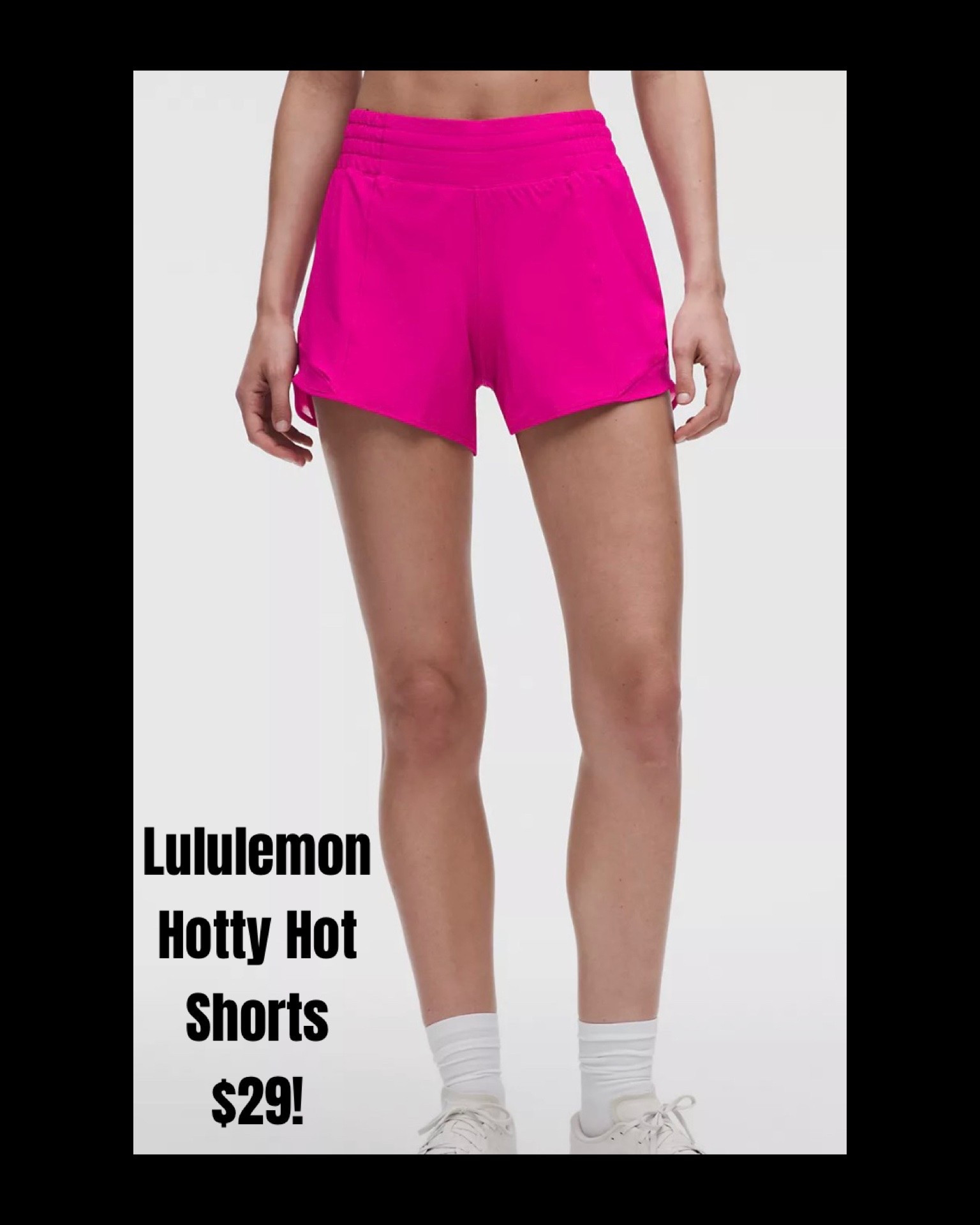 Lululemon Hotty Hot Shorts down to only $29 in this super fun pink color! Normally $68, so this is a fabulous deal - plus, sizes are currently almost fully stocked. They ship FREE as well! 💖

#LTKSaleAlert #LTKActive #LTKootd