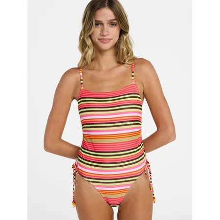 No Boundaries Cheeky One-Piece Swimsuit Women’s XXS-XXL | Walmart (US)