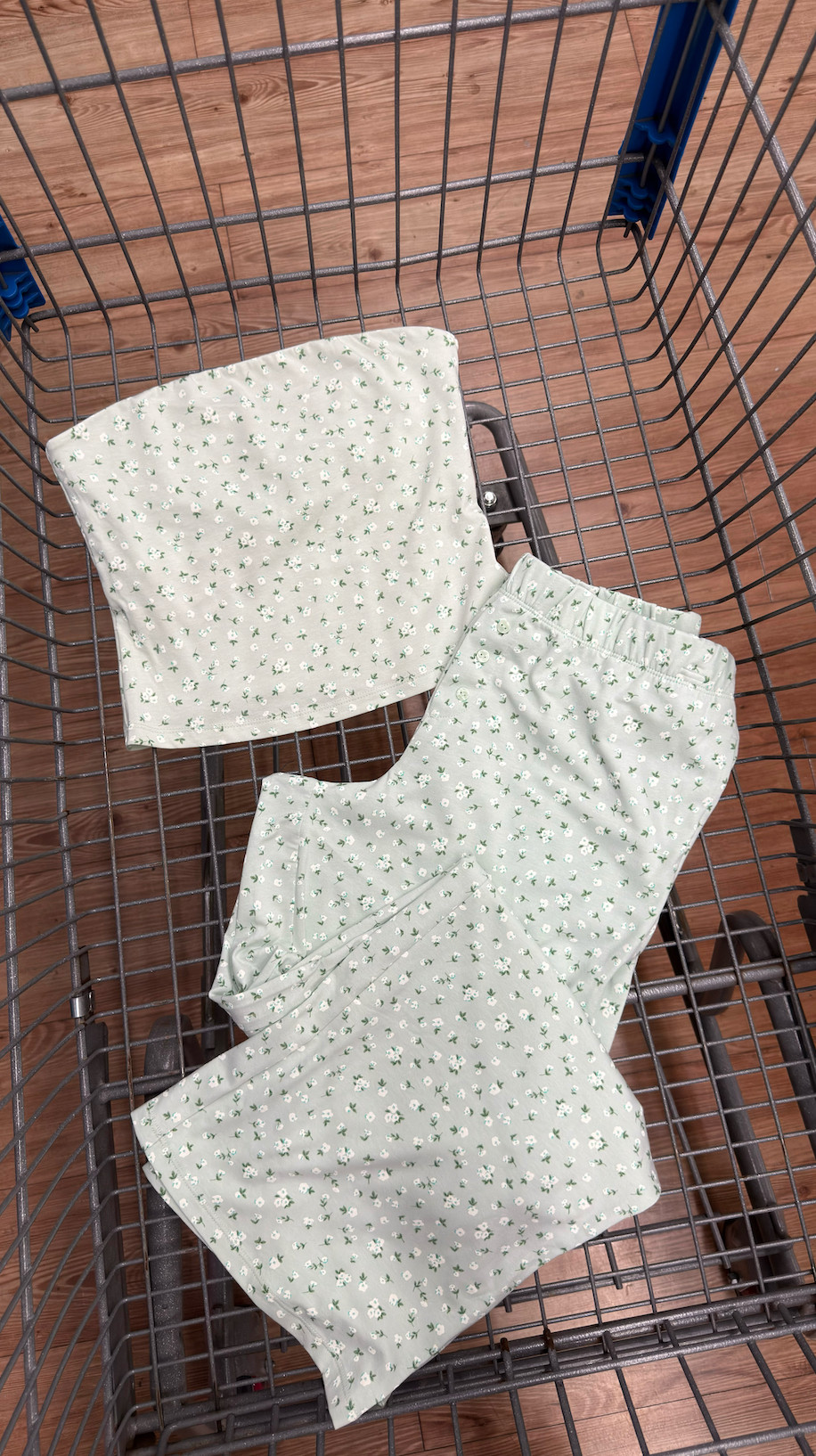 Spotted these new PJs at Walmart and I'm loving the tube top for warmer nights. This is so cute thought that I might just wear it as an outfit 😂 

 #LTKgrwm #LTKootd #LTKmomlife