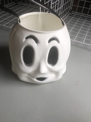 Vintage Empire Ghost Halloween Blow Mold Trick or Treat Candy Bucket Pail | eBay US
