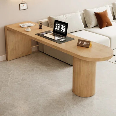 Living Room Long Table All Solid Wood Home Office Double Study Writing Sub | Wayfair North America