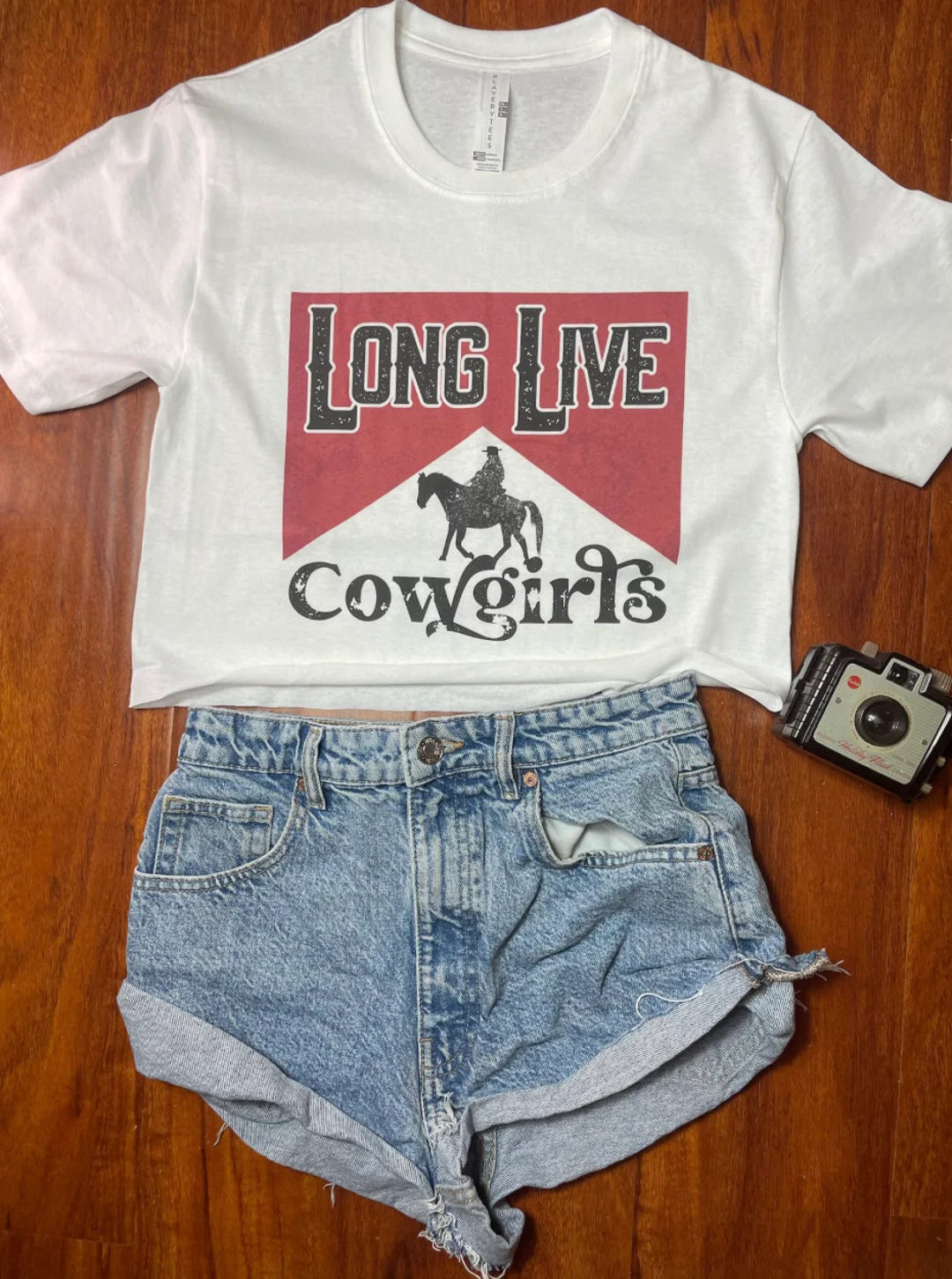 Cowgirls Cropped Top Shirt - Etsy | Etsy (US)