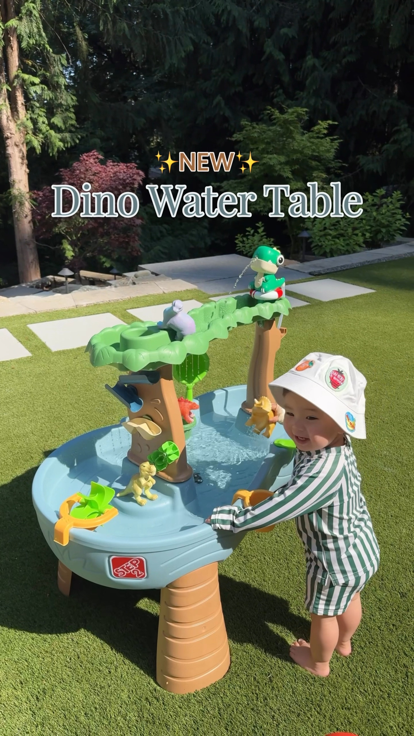 🦖💦 This dino water table is a HIT. 10/10!! It’s super sturdy, the perfect height, and was so easy to set up with a power drill. Keeps my 17-month-old entertained for so long — he’s obsessed. I love that it comes with buckets and toys, and I added a rechargeable water pump to level it up (highly recommend). The price is great compared to other tables, and I love the soft colors!!

Toddler summer activities 
Toddler toys 
Water table 

#walmartfinds #toddlerplayideas #toddlertoys