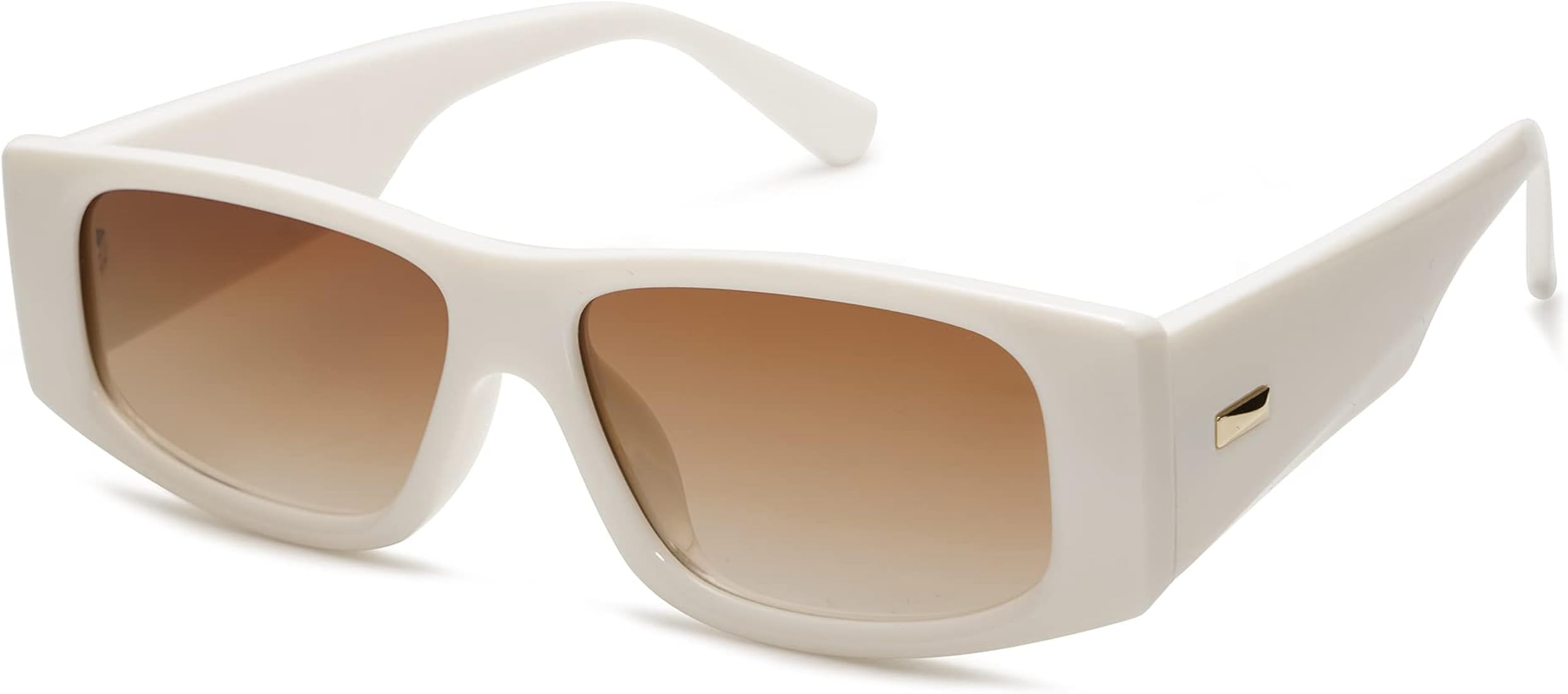 SOJOS Retro Trendy Rectangle Polarized Sunglasses 80s 90s Y2K Narrow Sunnies SJ2228 | Amazon (US)