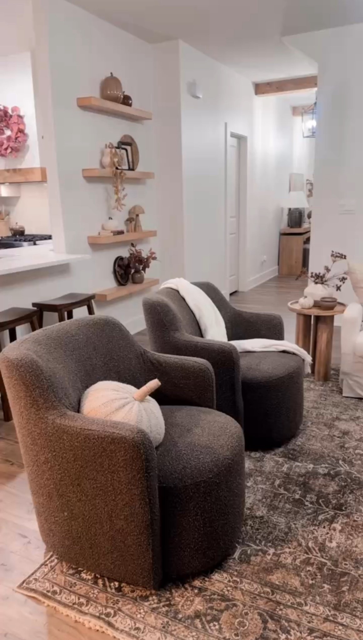 Brown boucle accent chairs

#LTKFallSale #LTKSaleAlert #LTKHome