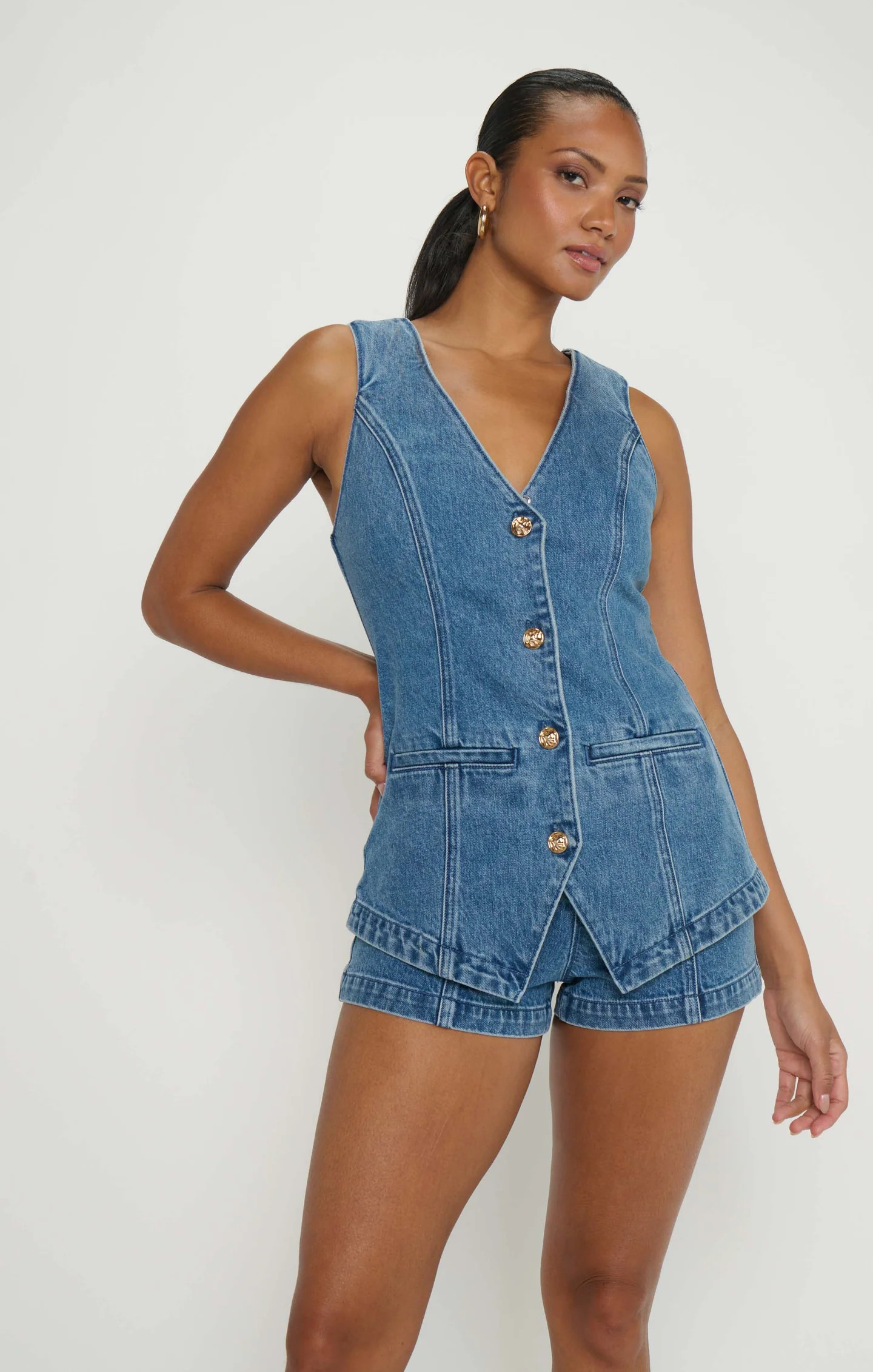 Venture Out Romper ~ Ripple Indigo | Show Me Your Mumu
