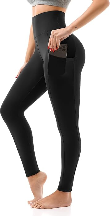 SINOPHANT High Waisted Leggings Women with Pockets | Amazon (US)