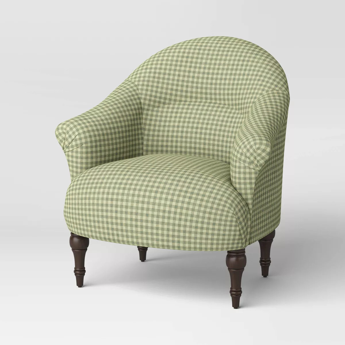 Printed Accent Chair Gingham Berry - Threshold™ designed with Studio McGee | Target