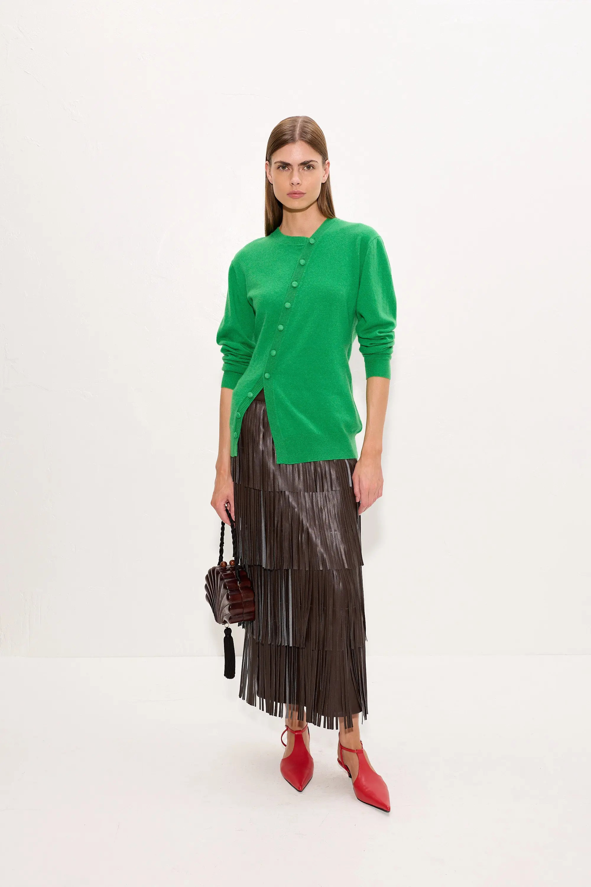 SIMONMILLER Za Za Vegan Leather Fringe Skirt (Women) | Nordstrom | Nordstrom