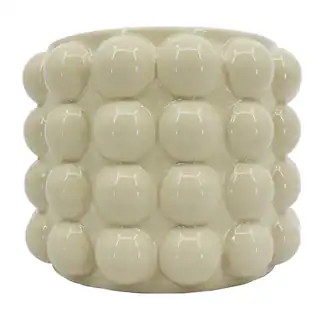 8" Cream Hobnail Ceramic Pot by Ashland® | Michaels Stores
