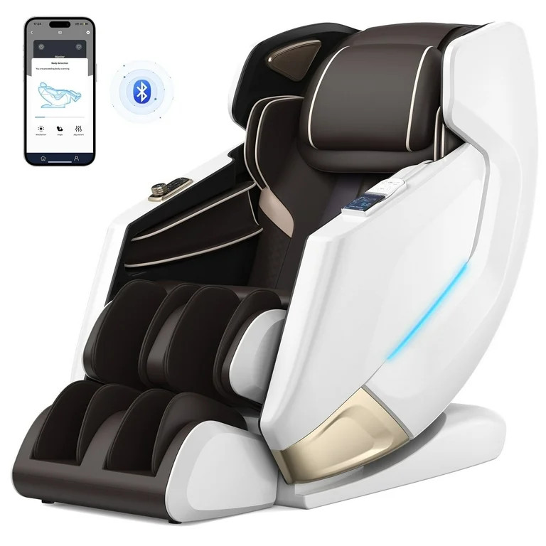 4D Massage Chair, Full Body Zero Gravity Recliner with SL Track, APP Control, Bluetooth,and Elect... | Walmart (US)