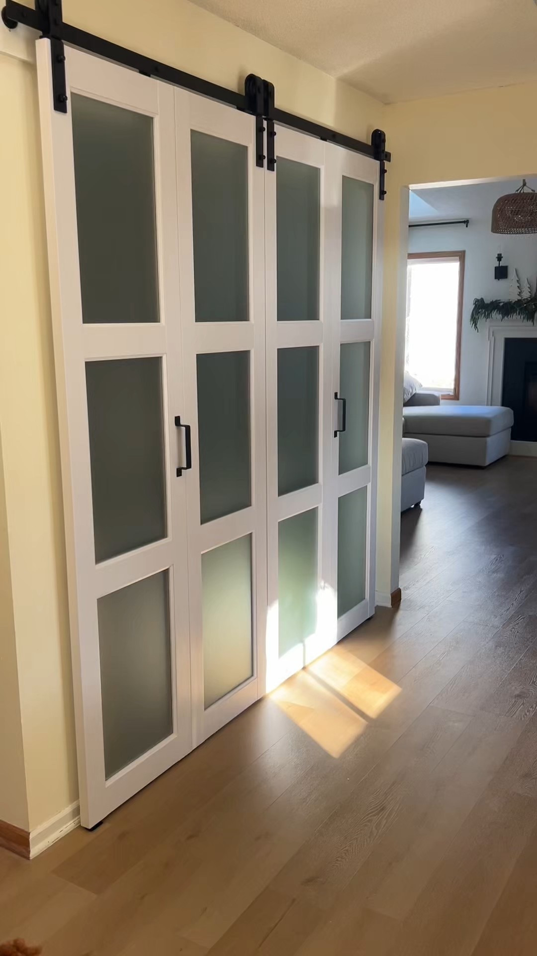 The best upgrade! These closet doors look like hardwood sliding doors but open as bifold for any space! The quality is so much better than I thought. Highly recommend! It completely transformed our front closet entry way 

#LTKHome #LTKvlog #LTKSaleAlert