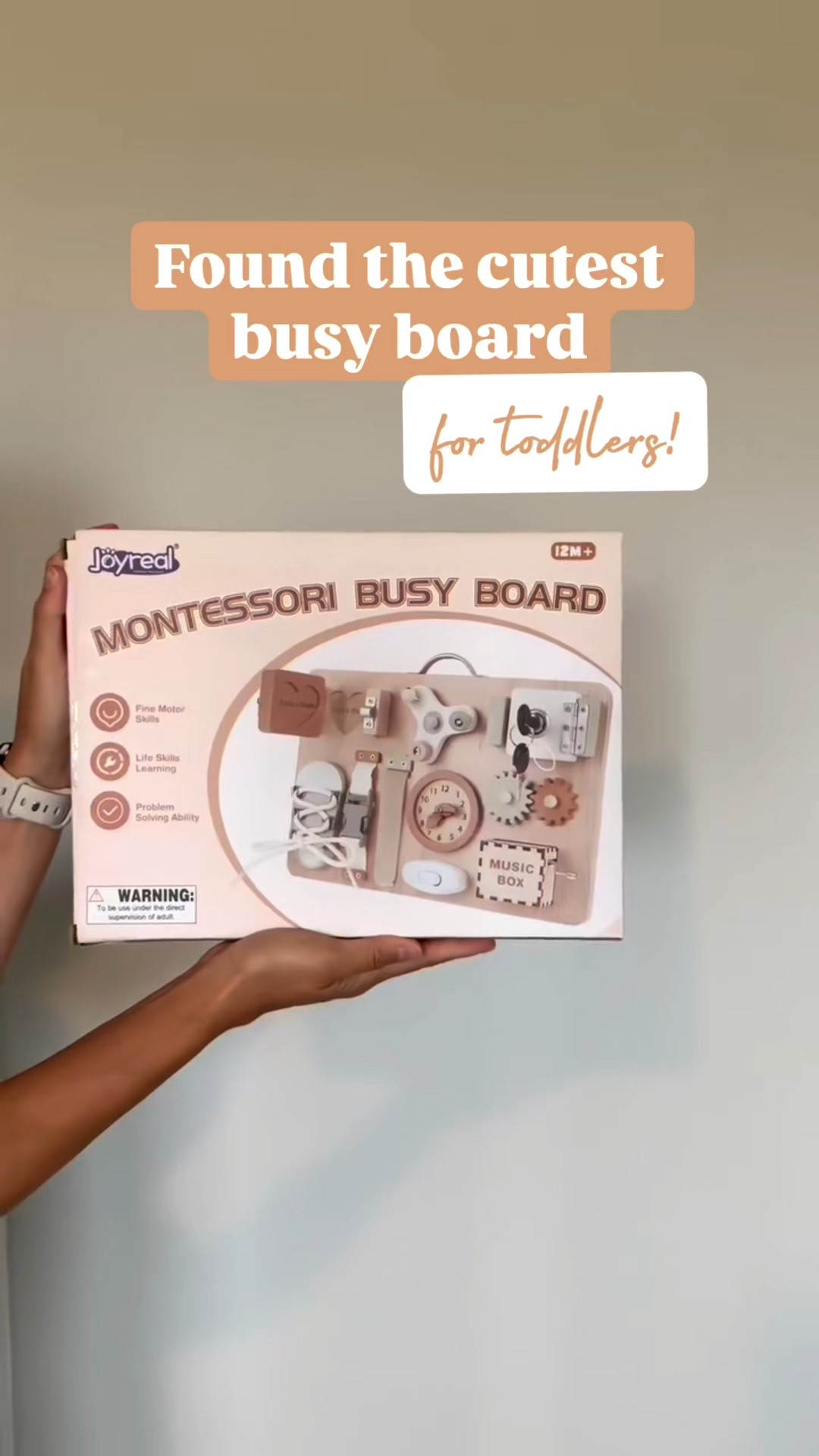 Montessori wooden busy board for toddlers 

Toddler learning toys, preschool learning toys, kids travel toys, busy board, Amazon finds#LTKFamily

#LTKKids #LTKTravel