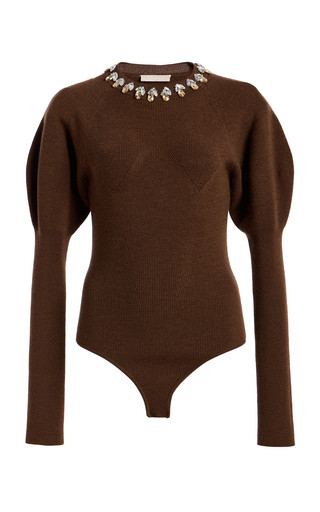 Imara Embellished Wool Bodysuit | Moda Operandi (Global)