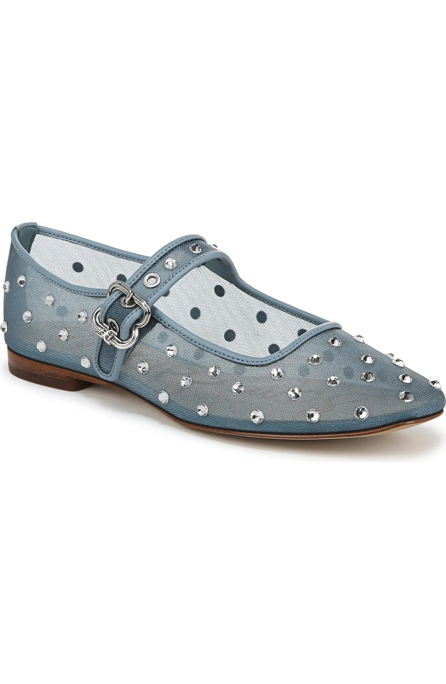 Sam Edelman Michaela Shine Mary Jane Flat (Women) | Nordstrom | Nordstrom