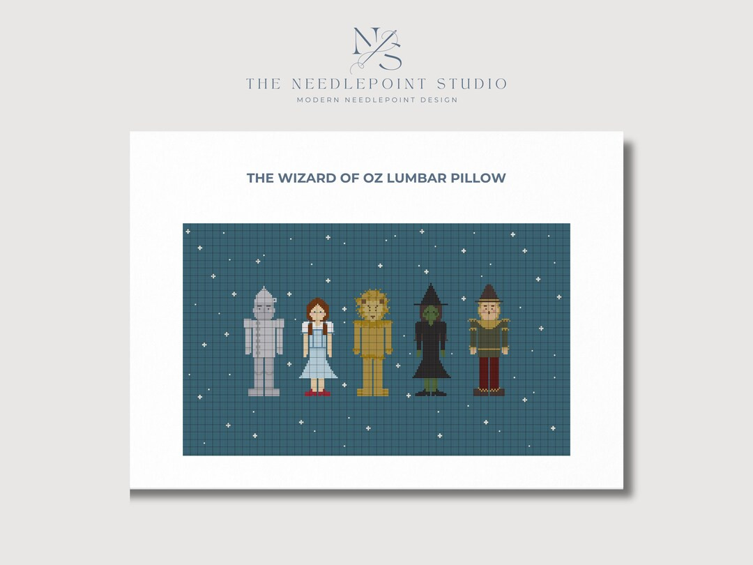 Wizard of Oz Needlepoint Chart Digital Needlepoint Pattern PDF - Etsy | Etsy (US)