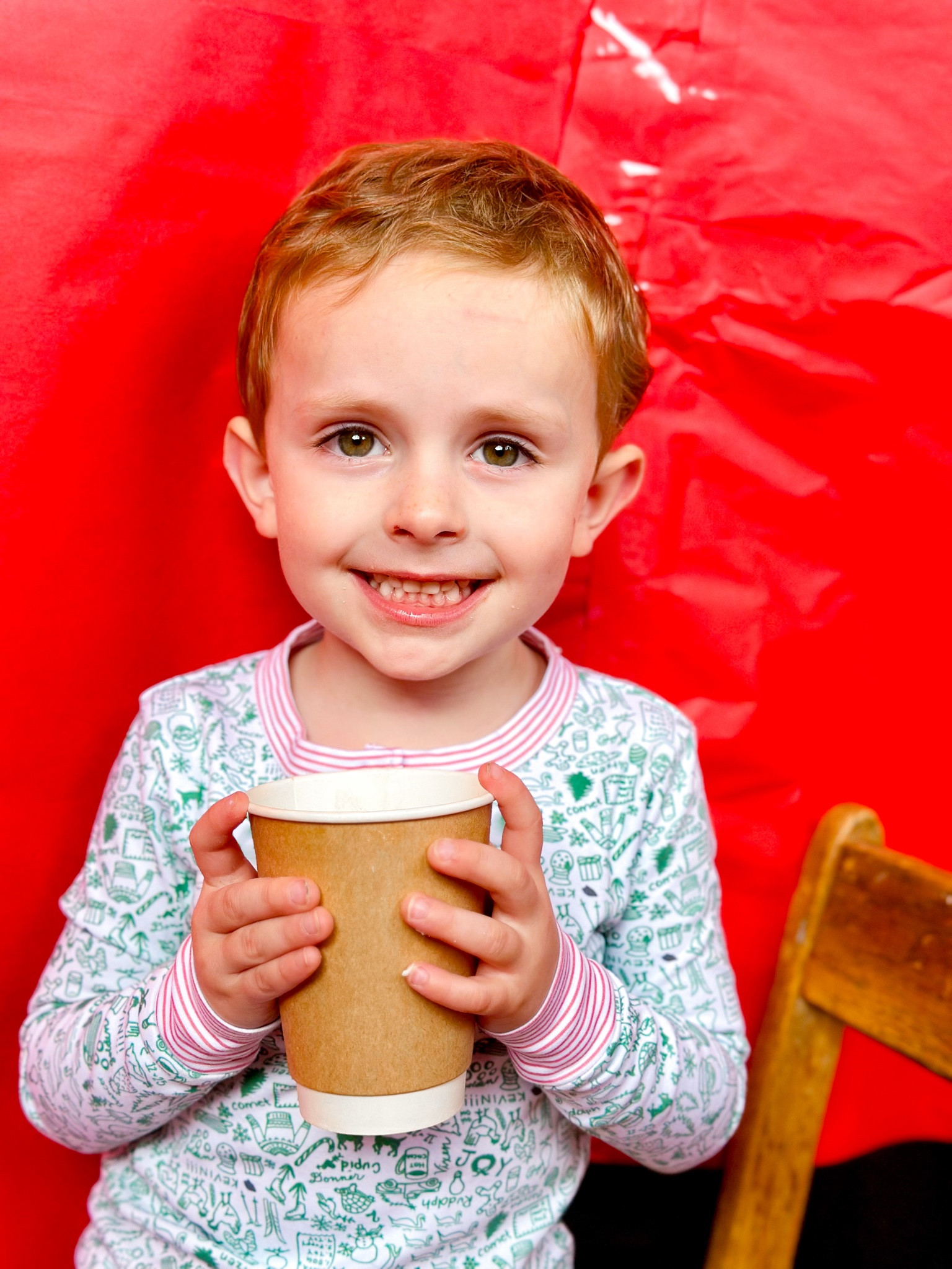 Someone took a little trip on the Polar Express today at school in his new favorite pjs. 

I sized up and glad I did. I think he will be able to wear again next year.

#LTKkids #LTKHoliday #LTKbaby