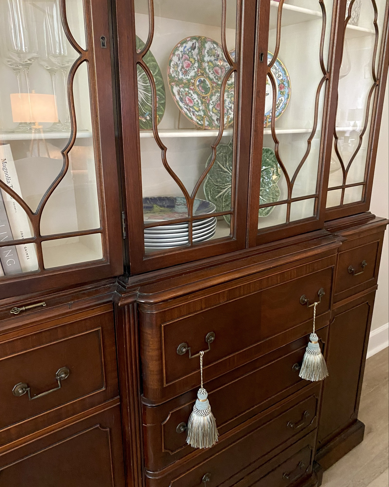 Loved adding these tassles to my dining room hutch. The perfect finishing touch! Would also look adorable on lamps.

#LTKHome
