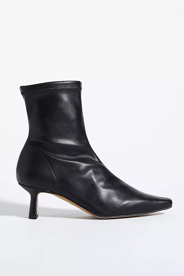 Pointed-Toe Kitten-Heel Boots | Anthropologie (US)