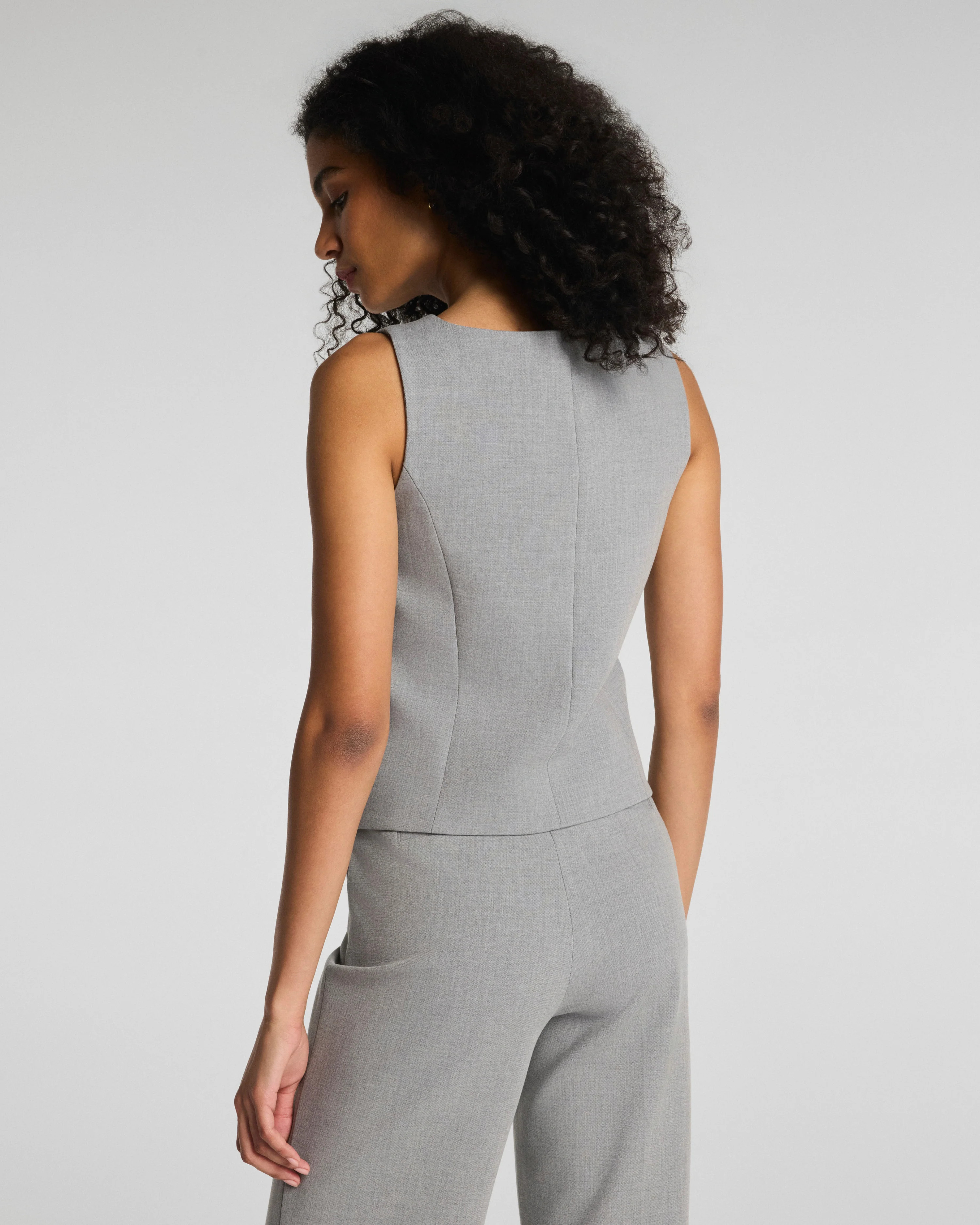 Tailored Button-Down Vest | Spanx